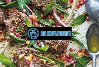 Delicious Lamb Cutlets with Pomegranate and Mint | 101 Simple Recipe