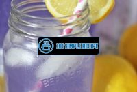 Delicious Homemade Lavender Lemonade Recipe | 101 Simple Recipe