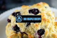Delicious Lemon Blueberry Scones: A Flavorful Recipe | 101 Simple Recipe