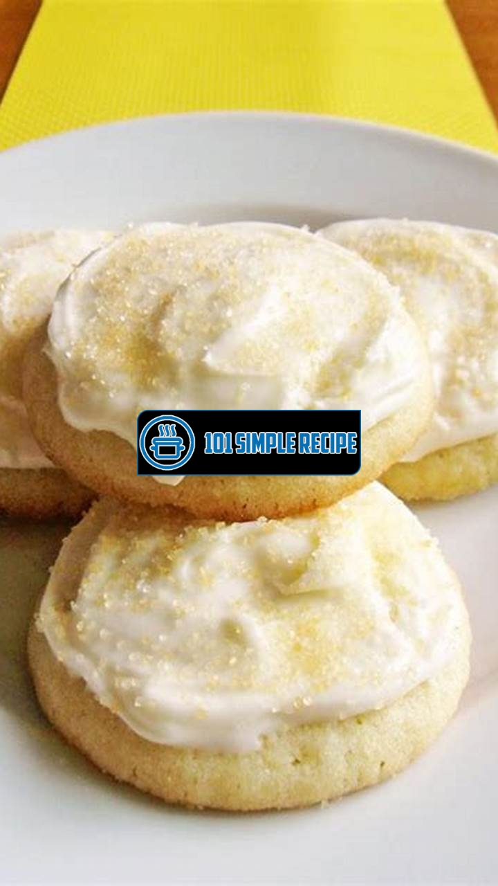 Indulge in the Delight of Lemon Butter Cookies with Cream Cheese | 101 Simple Recipe