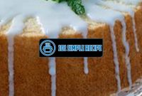 Delicious Lemon Chiffon Cake Recipe Made Easy | 101 Simple Recipe