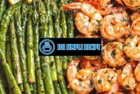 Delicious Lemon Garlic Butter Shrimp with Asparagus Recipe | 101 Simple Recipe