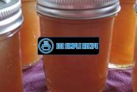 Create Delicious Lemon Jam with Pectin | 101 Simple Recipe