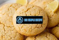 Irresistible Lemon Paleo Cookies to Satisfy Your Sweet Tooth | 101 Simple Recipe