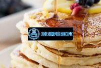 Lemon Ricotta Pancakes Recipe With Pancake Mix | 101 Simple Recipe