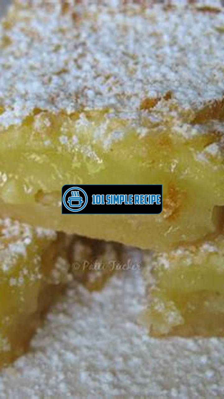 Enjoy the Heavenly Taste of Paula Deen's Lemon Squares | 101 Simple Recipe