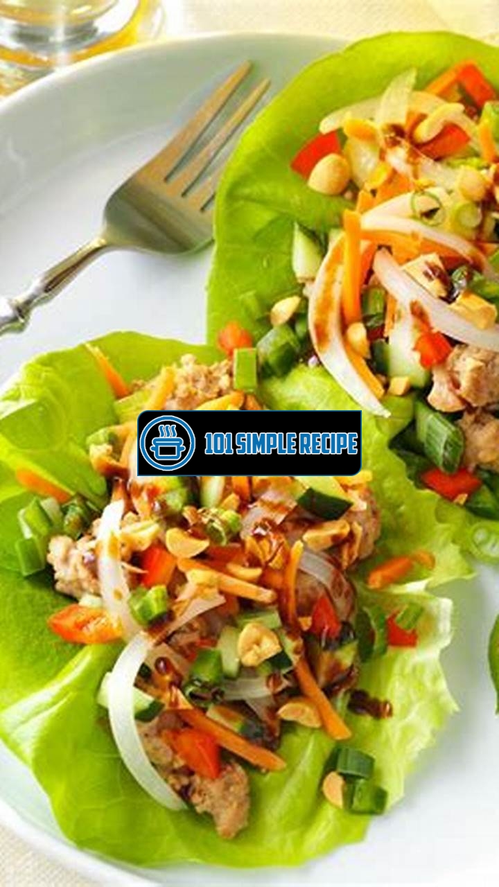 Delicious and Healthy Lettuce Wrap Pork Recipes | 101 Simple Recipe
