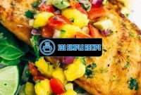 Delicious Lime Chicken with Fresh Mango Salsa | 101 Simple Recipe