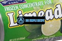 Discover the Natural Ingredients in Limeade Concentrate | 101 Simple Recipe