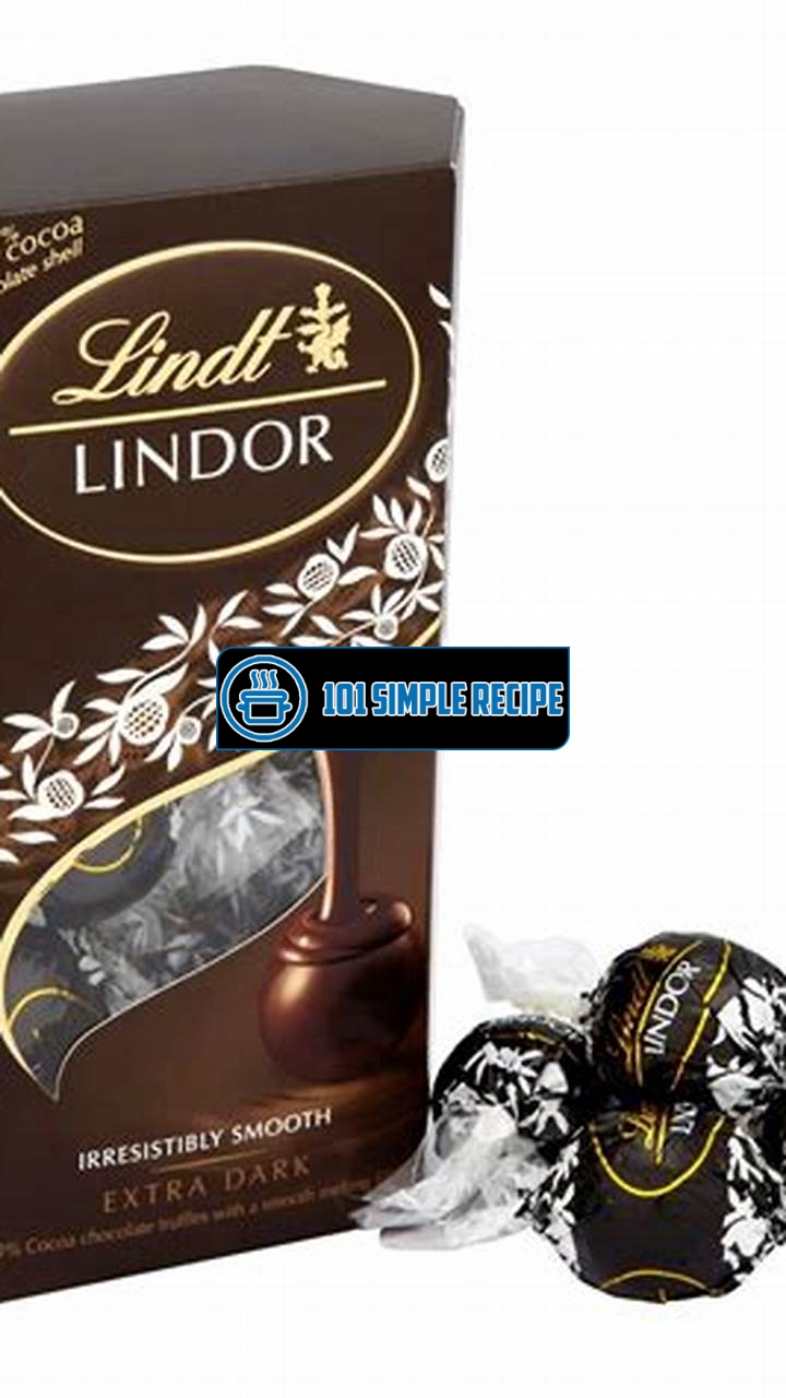 Indulge in the Decadent Dark Delight of Lindor Chocolate Truffles | 101 Simple Recipe
