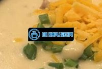 Indulge in Delicious Loaded Baked Potato Soup | 101 Simple Recipe