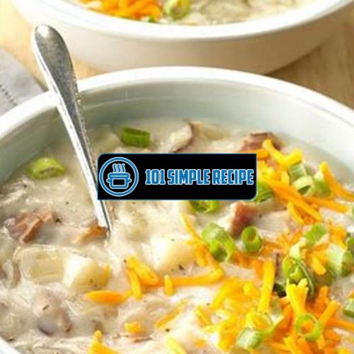 Loaded Baked Potato Soup Recipe Taste Of Home | 101 Simple Recipe