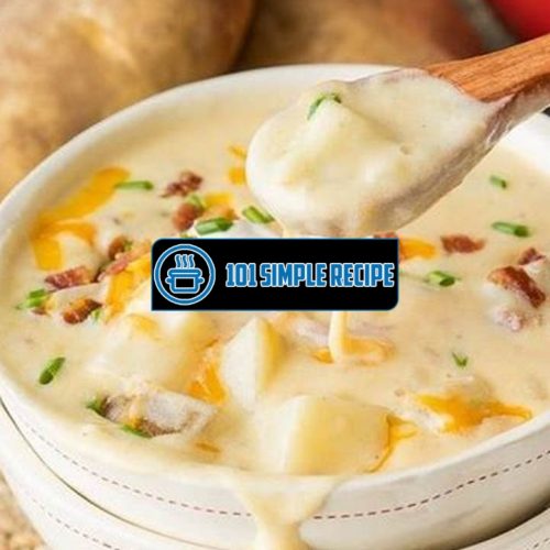 Loaded Baked Potato Soup Recipe With Chicken Broth | 101 Simple Recipe
