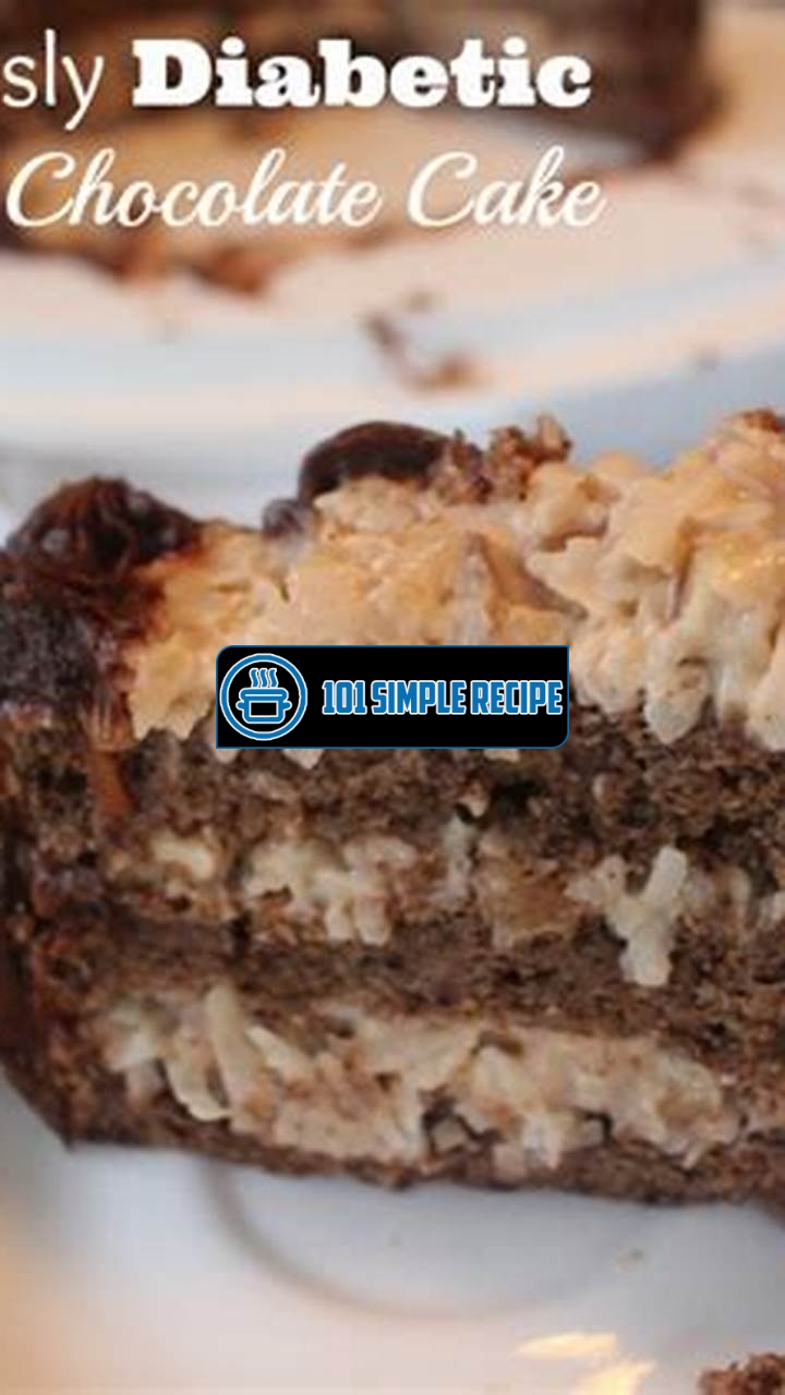 Create a Guilt-Free German Chocolate Cake at Home | 101 Simple Recipe