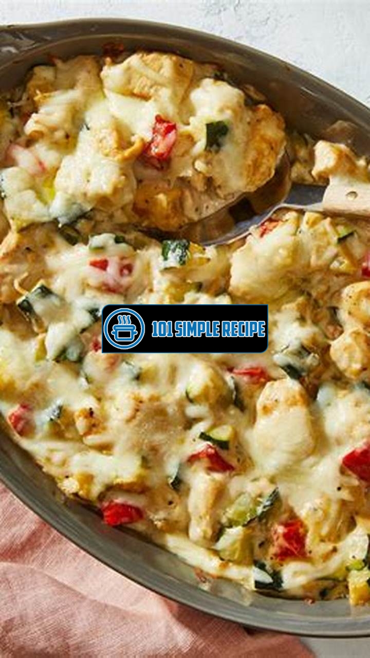 A Delicious Low Carb Chicken Zucchini Casserole Recipe | 101 Simple Recipe