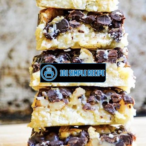Indulge Your Sweet Tooth with a Mouthwatering Magic Bars Recipe | 101 Simple Recipe