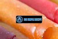 Delicious Homemade Fruit Leather Recipe | 101 Simple Recipe