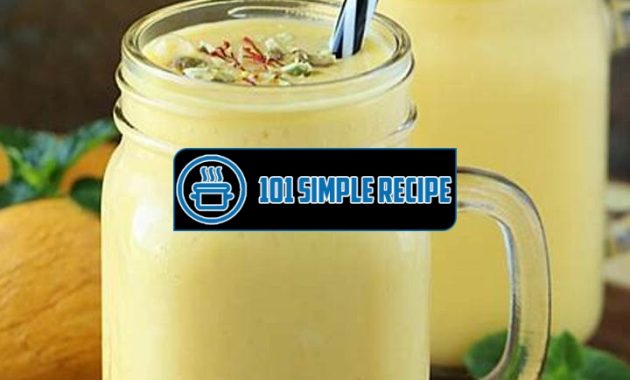 Delicious Mango Lassi Drink Recipe for Refreshing Moments | 101 Simple Recipe