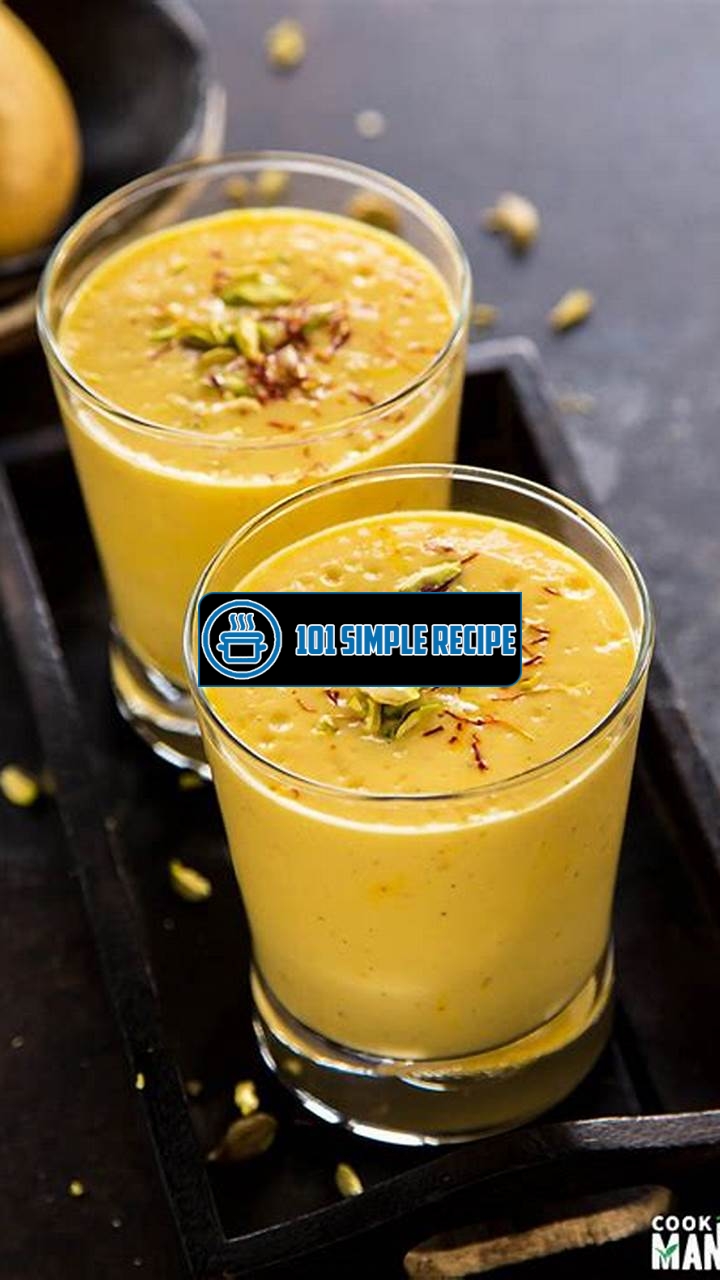 The Authentic Mango Lassi Recipe from India | 101 Simple Recipe