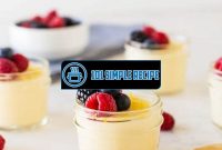 How to Make Mary Berry's Lemon Posset | 101 Simple Recipe
