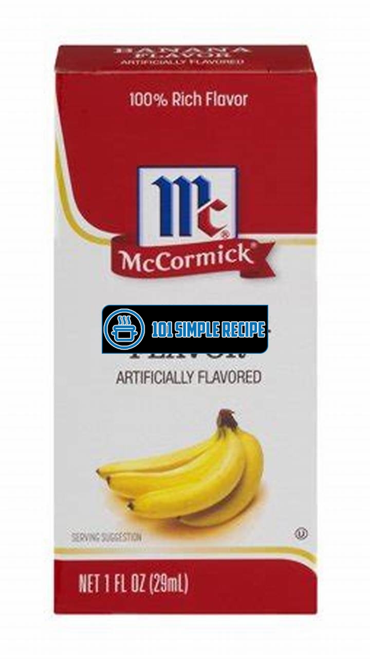 Elevate Your Baking Delights with McCormick Banana Cream Flavor | 101 Simple Recipe