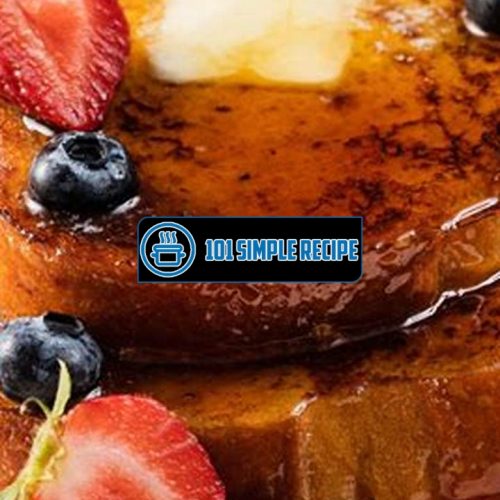 Deliciously Simple McCormick French Toast Recipe | 101 Simple Recipe