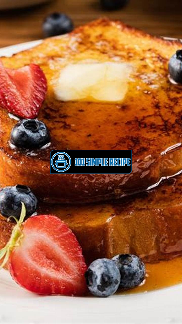 Deliciously Simple McCormick French Toast Recipe | 101 Simple Recipe