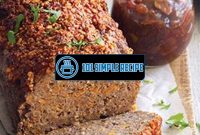 Delicious Meatloaf Recipe with Sausage Meat NZ | 101 Simple Recipe