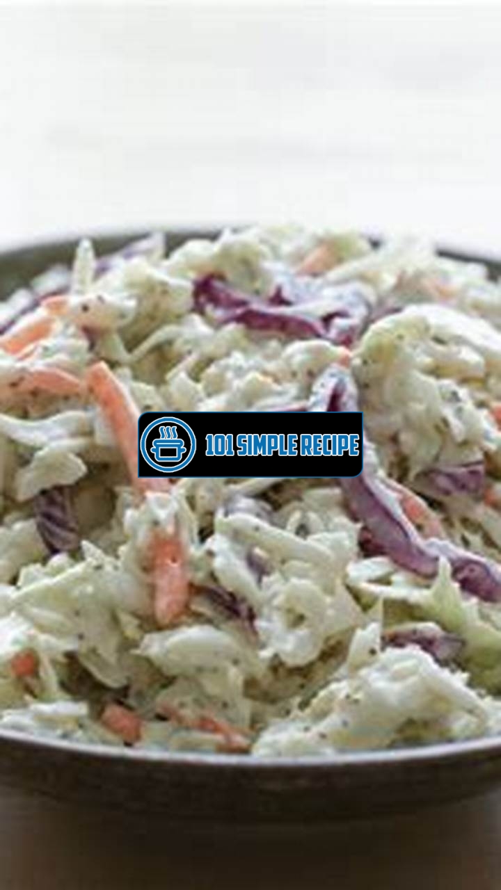 Discover the Authentic Taste of Memphis-Style Coleslaw | 101 Simple Recipe