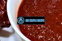 Delicious Homemade Mexican Red Chili Sauce Recipe | 101 Simple Recipe