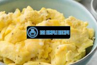 Quick and Easy Microwave Scrambled Egg Recipe | 101 Simple Recipe