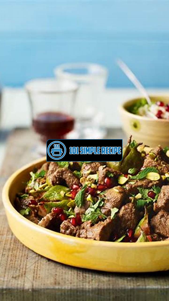 Delicious Middle Eastern Lamb with Fresh Figs: A Culinary Delight | 101 Simple Recipe