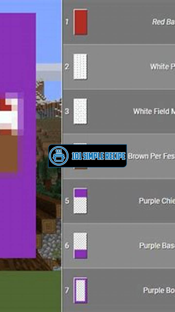 Create the Perfect Minecraft Cake Banner with This Easy Recipe | 101 Simple Recipe