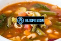 Master the Art of Making Minestrone Soup, Olive Garden-style | 101 Simple Recipe