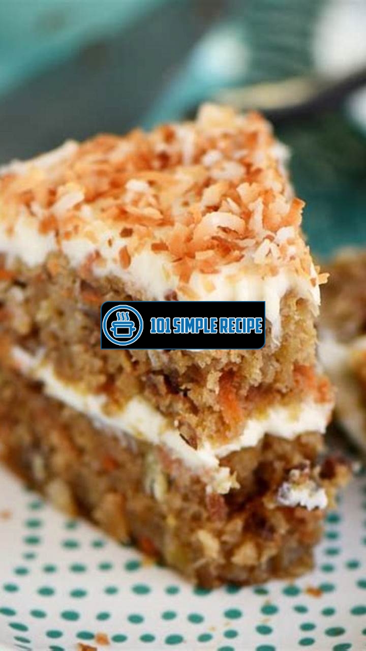 Mom on Timeout: A Delectable Carrot Cake Recipe | 101 Simple Recipe