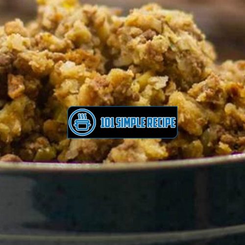Discover the Secret to Mom's Delicious Turkey Stuffing Recipe | 101 Simple Recipe