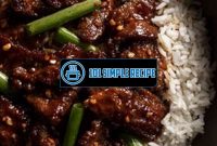 Discover the Irresistible Mongolian Beef Bowl at PF Changs | 101 Simple Recipe