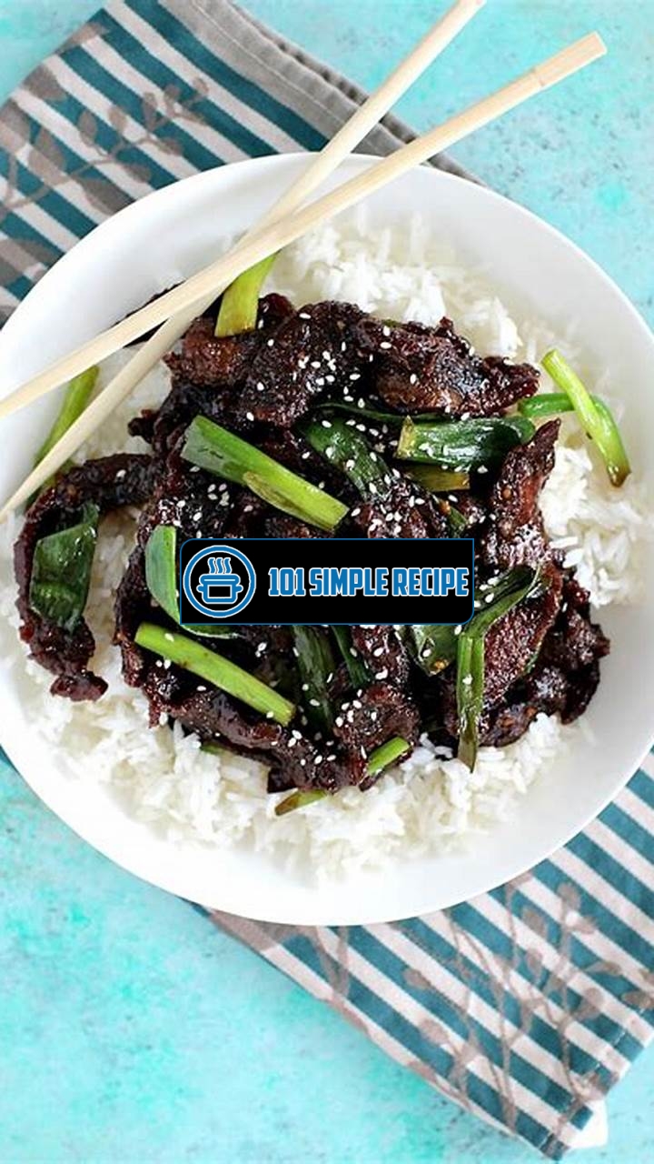 Discover the Irresistible Flavors of Mongolian Beef at PF Chang's | 101 Simple Recipe
