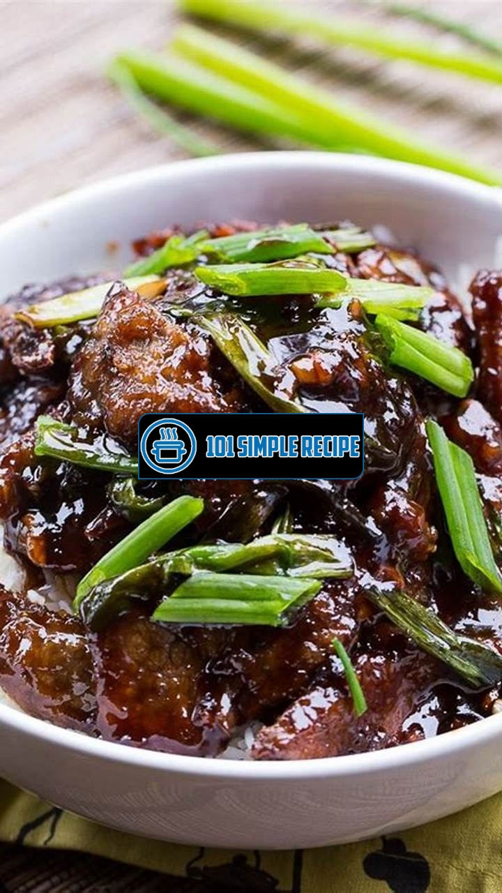 Discover the Authentic Mongolian Beef Sauce at PF Chang's | 101 Simple Recipe