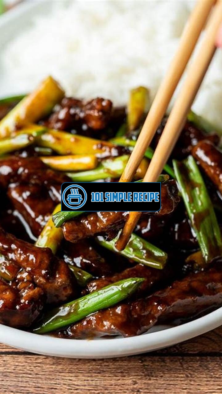 Delicious Mongolian Beef Recipes for Meat Lovers | 101 Simple Recipe