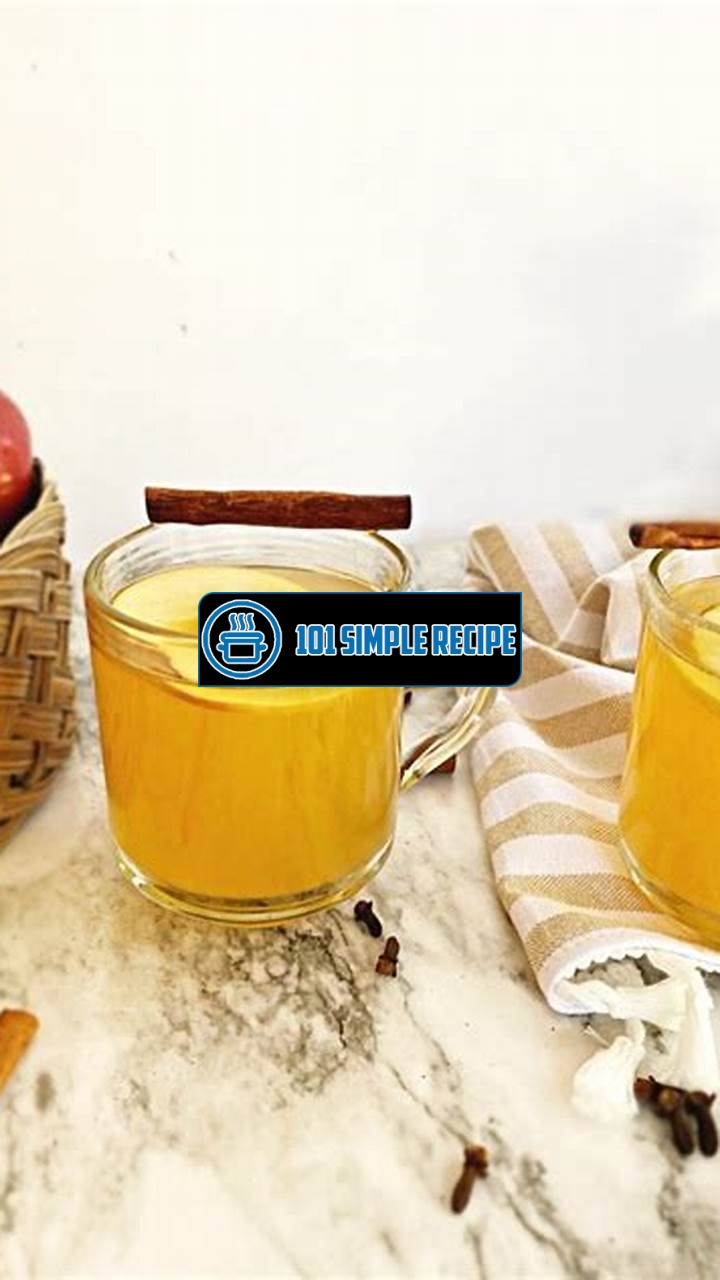 Indulge in the Irresistible Flavors of Mulled White Wine Cider | 101 Simple Recipe