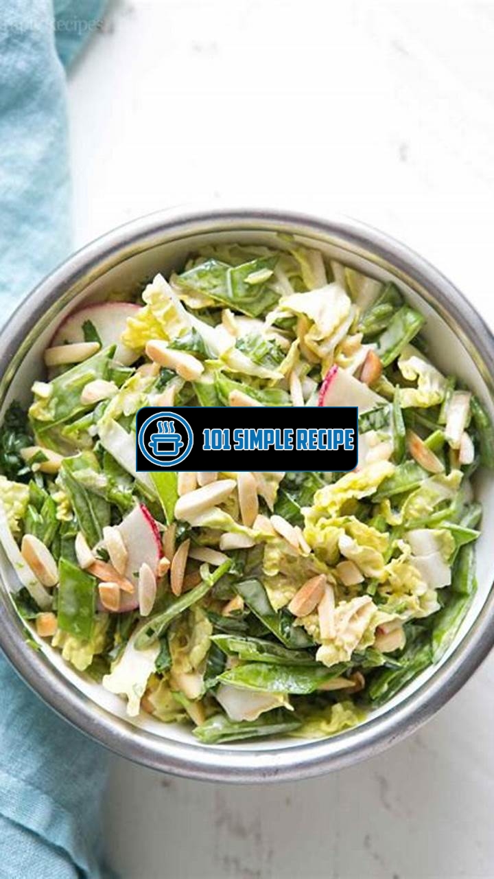 Napa Cabbage Picnic Salad | 101 Simple Recipe