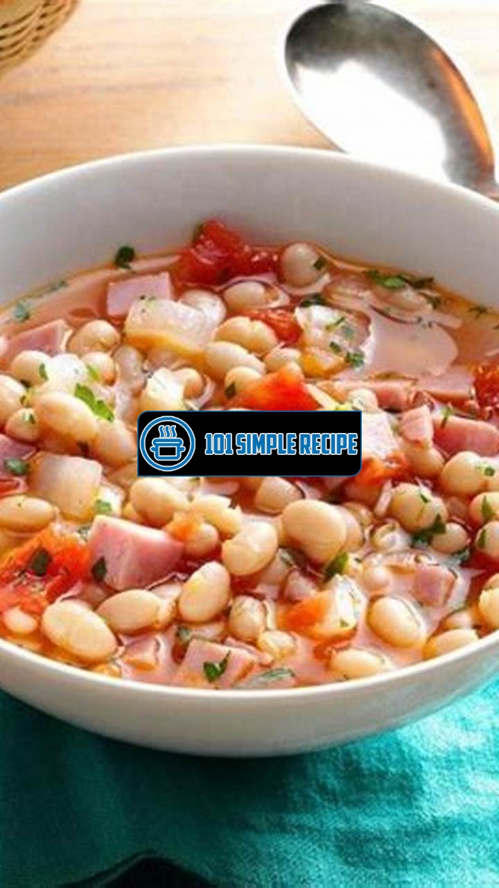 Navy Bean Soup Recipe with Canned Beans | 101 Simple Recipe