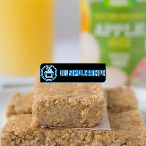 No Bake Apple Oatmeal Bars: Delicious and Healthy Treats | 101 Simple Recipe