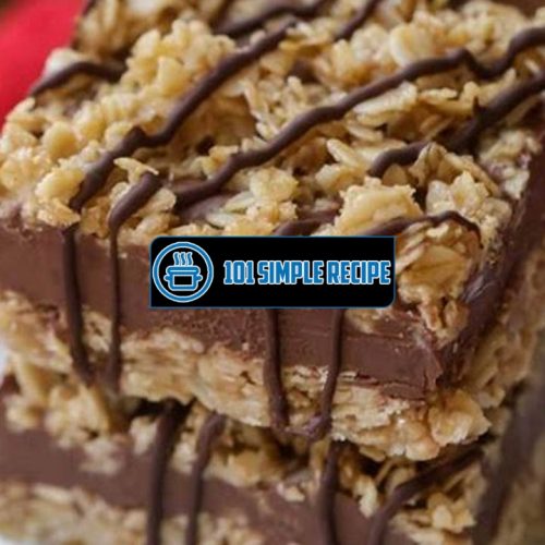 Deliciously Decadent No-Bake Chocolate Oatmeal Bars | 101 Simple Recipe