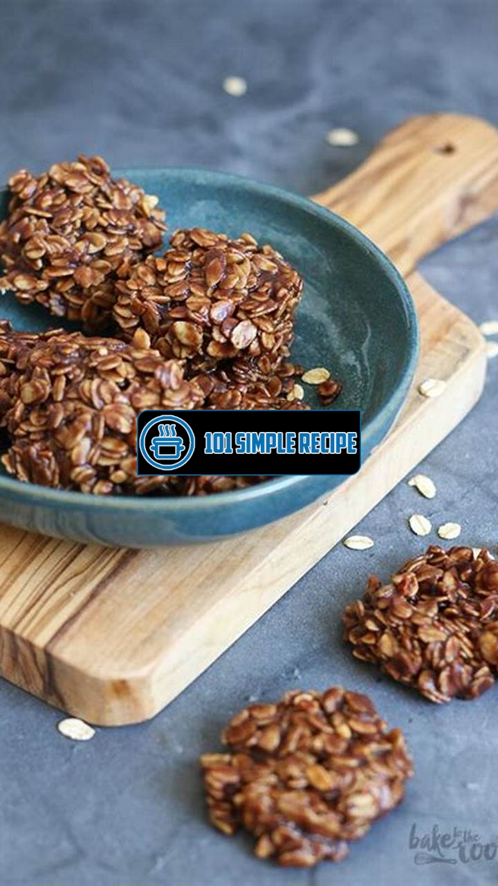 No Bake Chocolate Oatmeal Cookies with Brown Sugar | 101 Simple Recipe