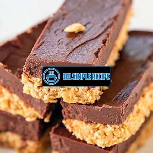 No Bake Chocolate Oatmeal Peanut Butter Bars | 101 Simple Recipe