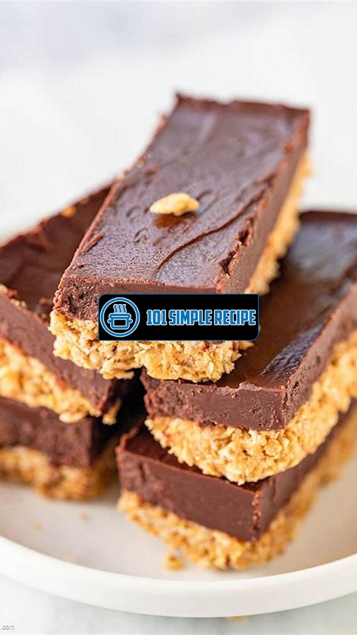 No Bake Chocolate Oatmeal Peanut Butter Bars | 101 Simple Recipe