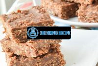 Create Delicious No Bake Cookie Bars in Minutes | 101 Simple Recipe