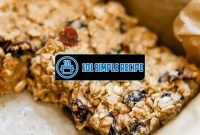 No Bake Oatmeal Bars With Almond Butter | 101 Simple Recipe